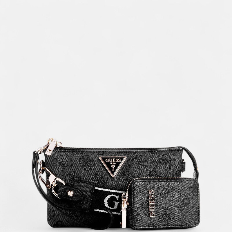 Černá kabelka Guess Latona s logy 56286 64490191