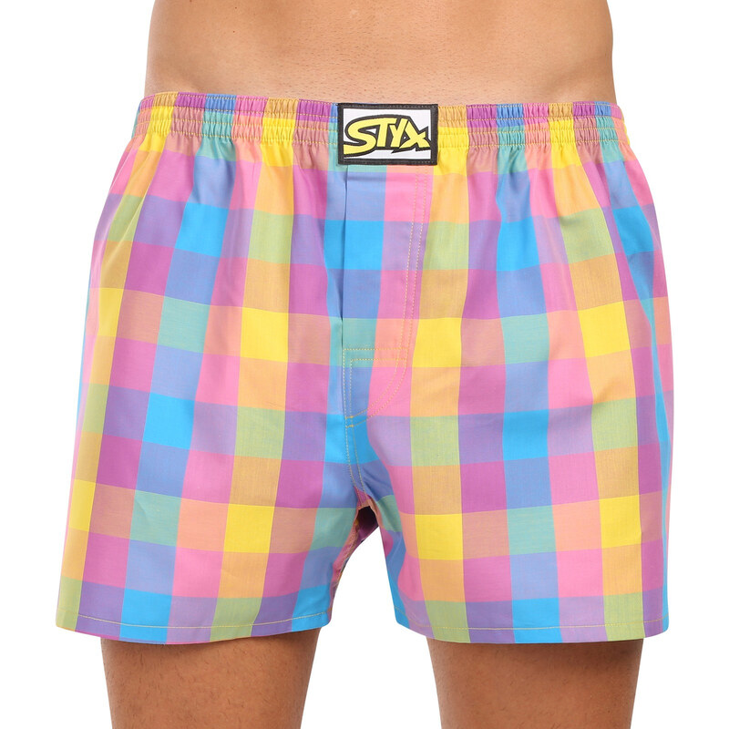 Pánske trenky Styx klasická guma nadrozmer viacfarebné (E1101) 4 65826851