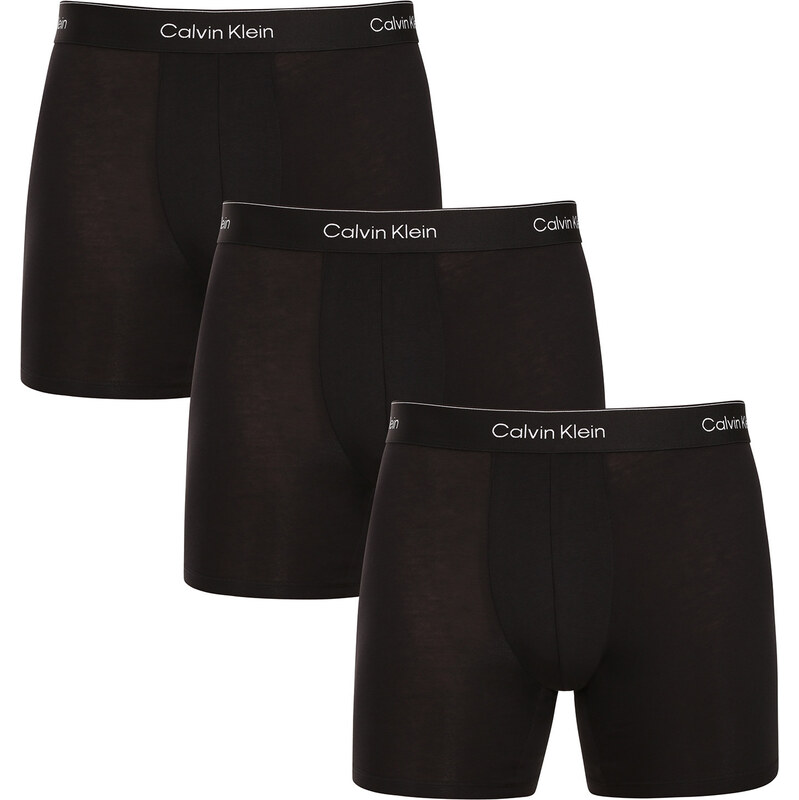 3PACK pánske boxerky Calvin Klein čierné (NB4394-TM6) 64494980