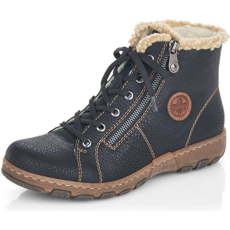 Dámska členková obuv RIEKER Z0121-00 čierna W5 19343822