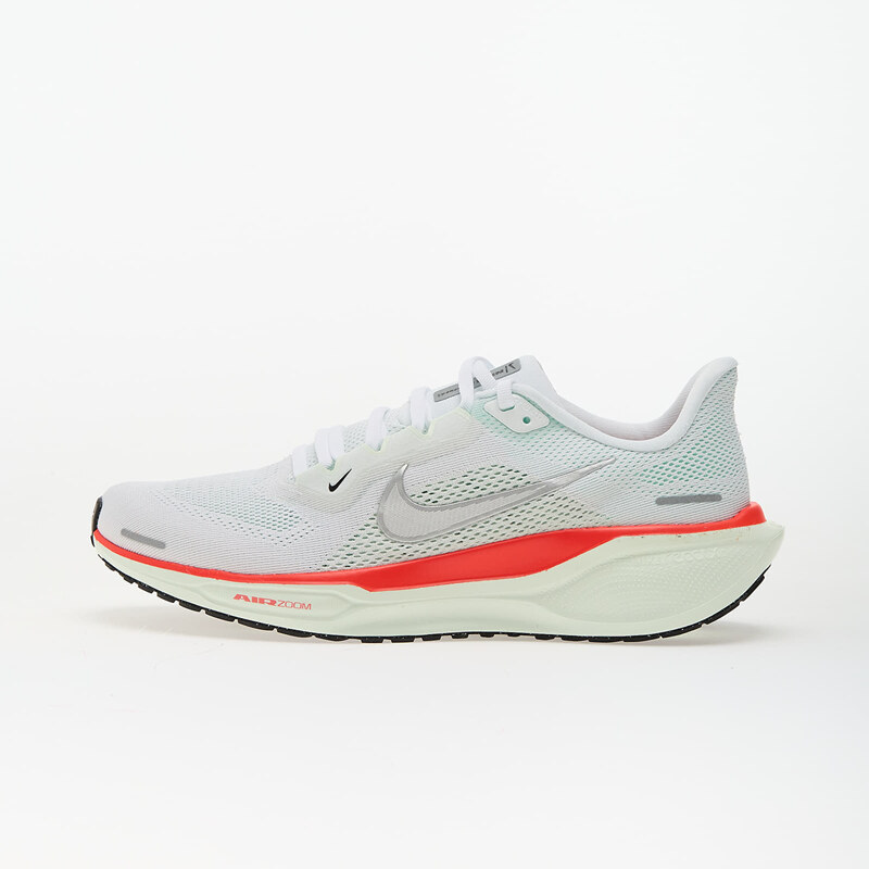 Nike Air Zoom Pegasus 41 White/ Mtlc Silver-Barely Green-Brt Crimson 64495674