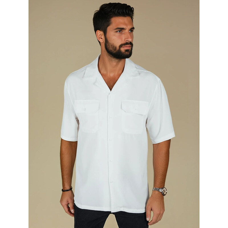 Pánska košeľa s krátkym rukávom Dstreet KX1084 66615179