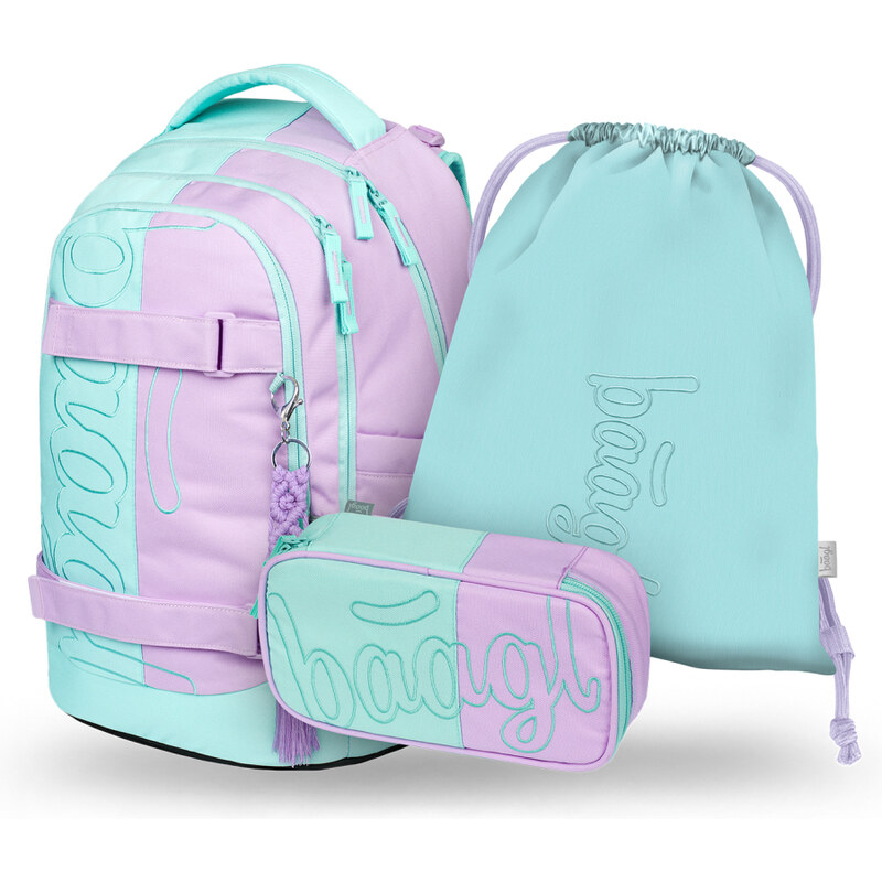 BAAGL SET 3 Skate max Sweet: batoh, peračník, vrecko 64885857