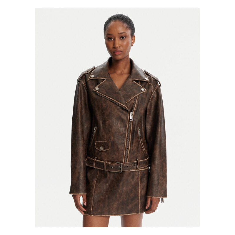 Bunda z imitácie kože Guess 64903091