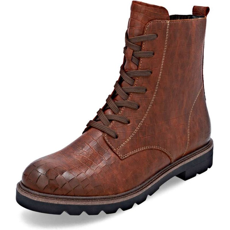 RIEKER Dámska členková obuv REMONTE D2Q71-22 hnedá W5 64501603