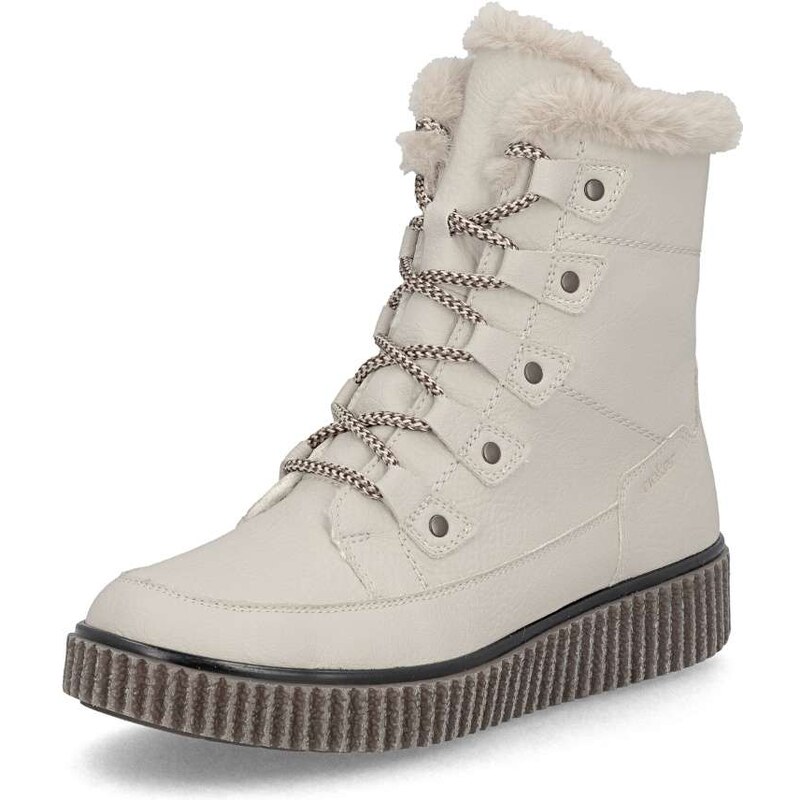 Dámska členková obuv RIEKER Y4305-60 béžová W5 64501608