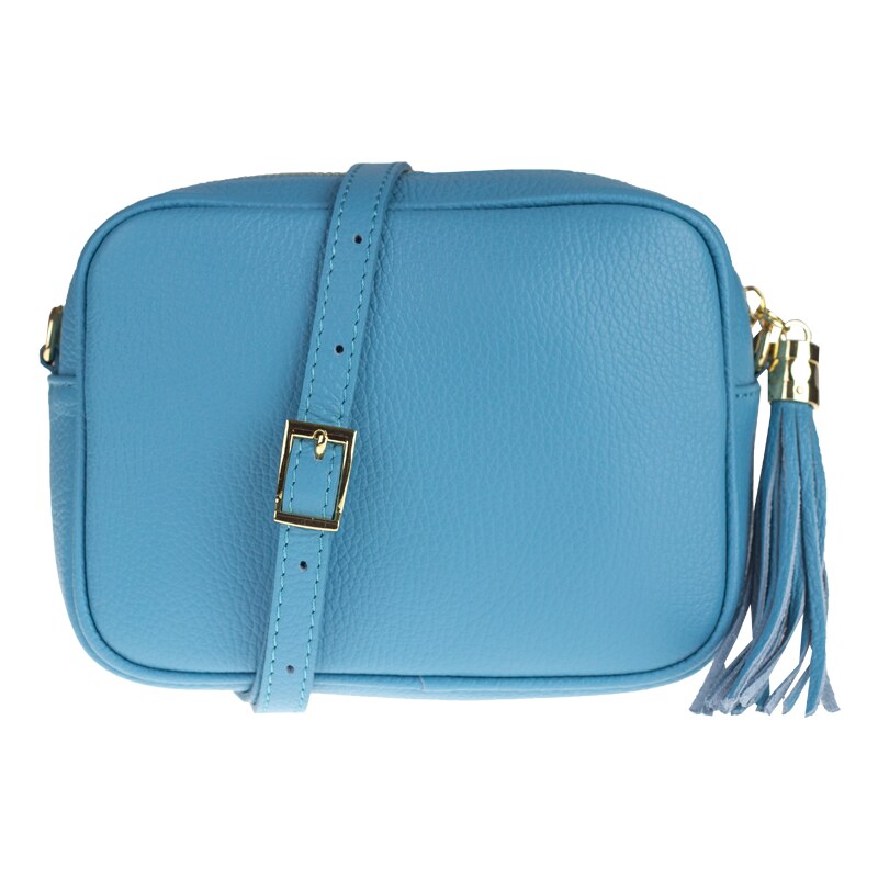 Modrá kožená talianska crossbody kabelka Bala Azzura NovaKabelka.sk 60368634