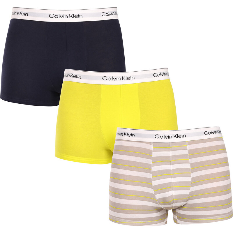 3PACK pánske boxerky Calvin Klein viacfarebné (NB4392-WCN) 64501923