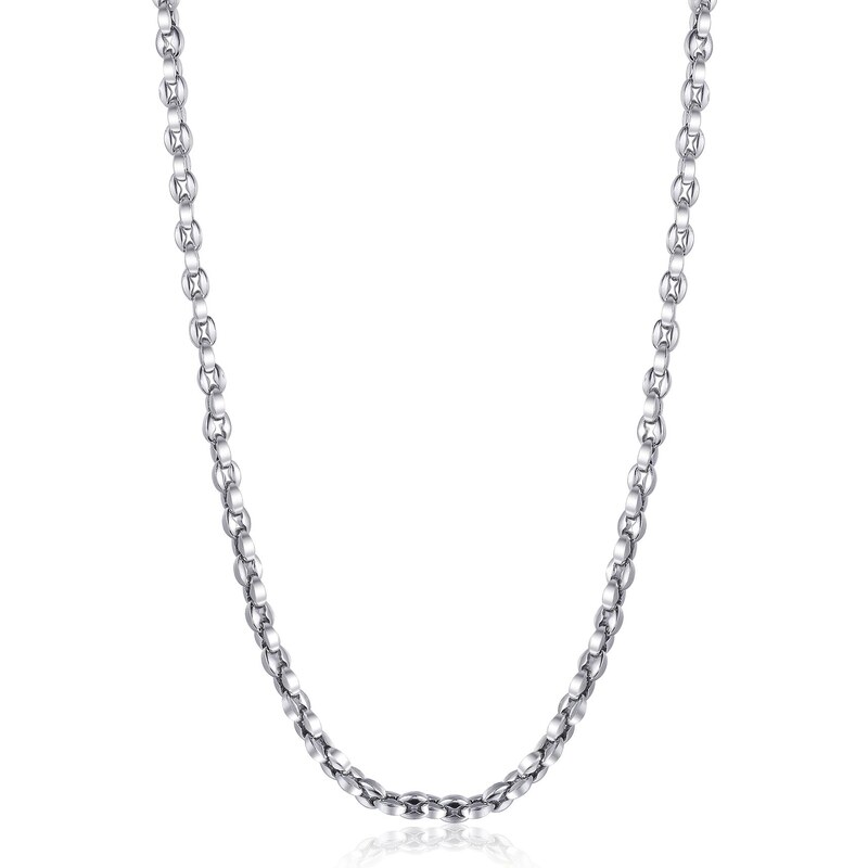 SAgapõ Výrazný oceľový náhrdelník pre mužov Ripple SRP28 66593387