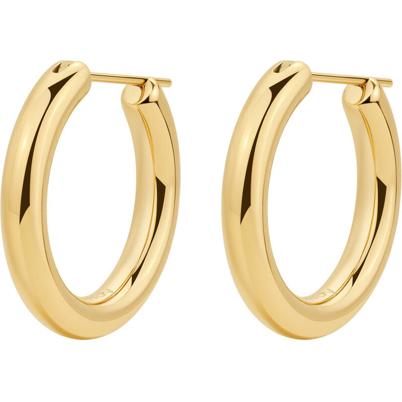 Brosway Výrazné pozlátené náušnice kruhy Aura BAU25 66590688