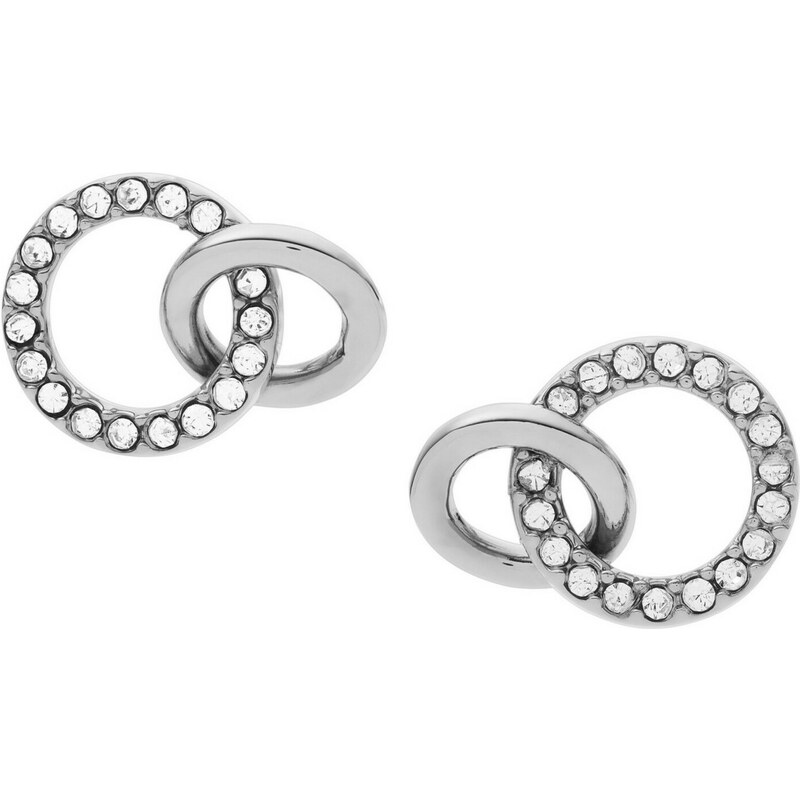 Fossil Trblietavé oceľové náušnice s krúžkami Hazel JOF00626040 66580483