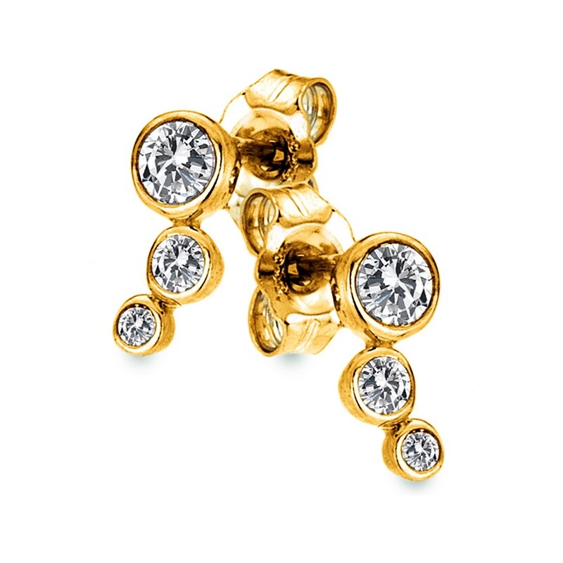 Hot Diamonds Pozlátené náušnice s diamantmi Gemstone DE833 66583944