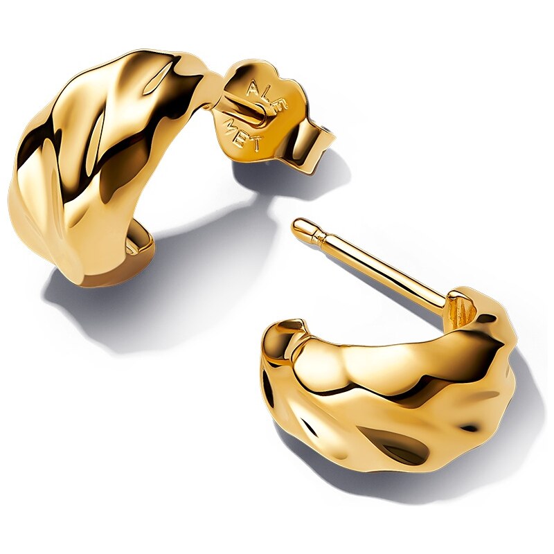 Pandora Pozlátené visiace náušnice Essence Shine 263873C00 66585142