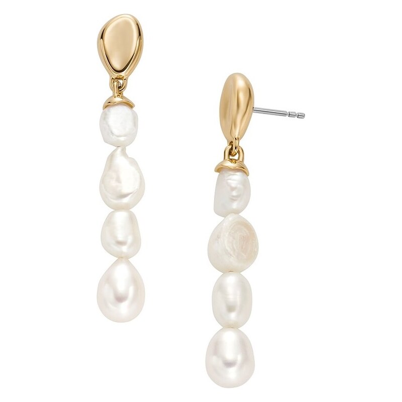 Skagen Elegantné visiace náušnice s pravými perlami Agnethe SKJ1827710 66578659