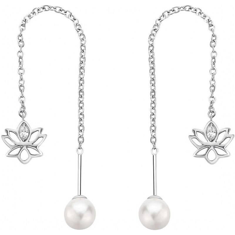 Brosway Krásne retiazkové náušnice s perlou Shell Chakra BHKE188 66590612