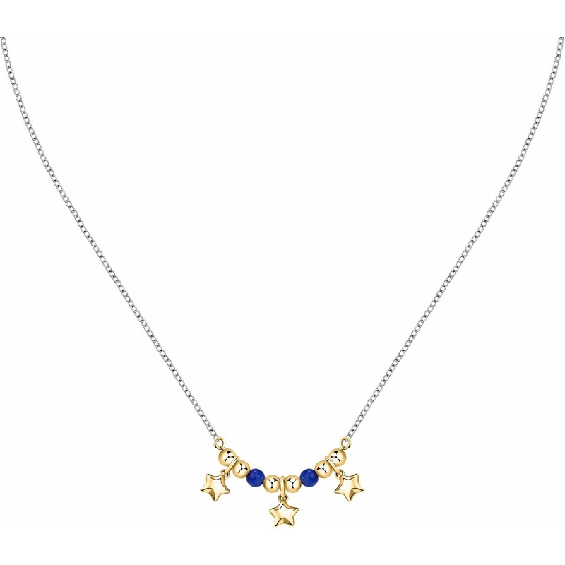 Morellato Slušivý bicolor náhrdelník s modrým achátom Talismani SAIX21 66585542