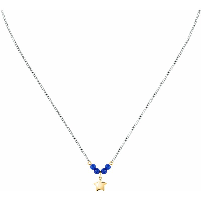 Morellato Krásny bicolor náhrdelník s modrým achátom Talismani SAIX22 66585541