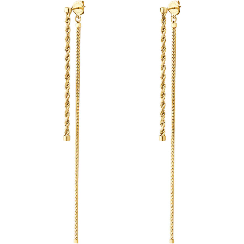 Brosway Dlhé pozlátené náušnice 2v1 Essential BNL09 10 cm 66590777
