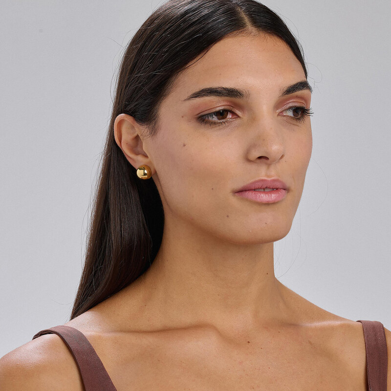 Brosway Pozlátené náušnice Perfect BPC31 1,4 cm 66586527