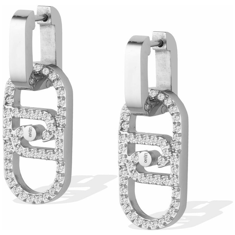 Liu Jo Dizajnové oceľové visiace náušnice LJ2811 66594630