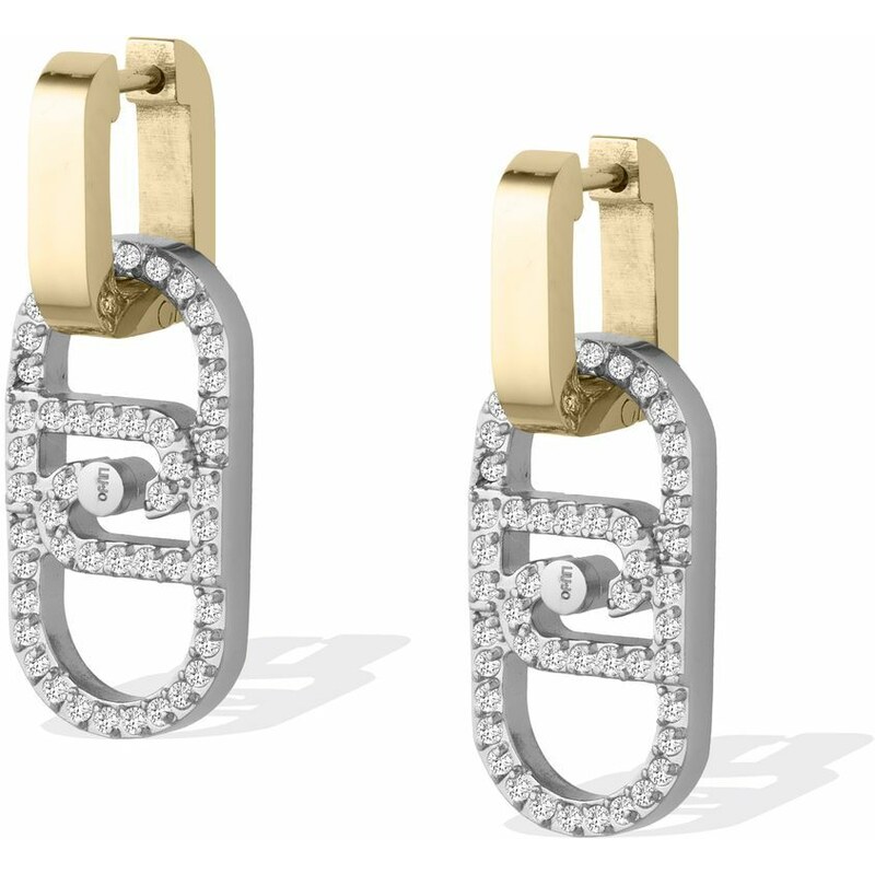 Liu Jo Pozlátené bicolor visiace náušnice LJ2812 66581841