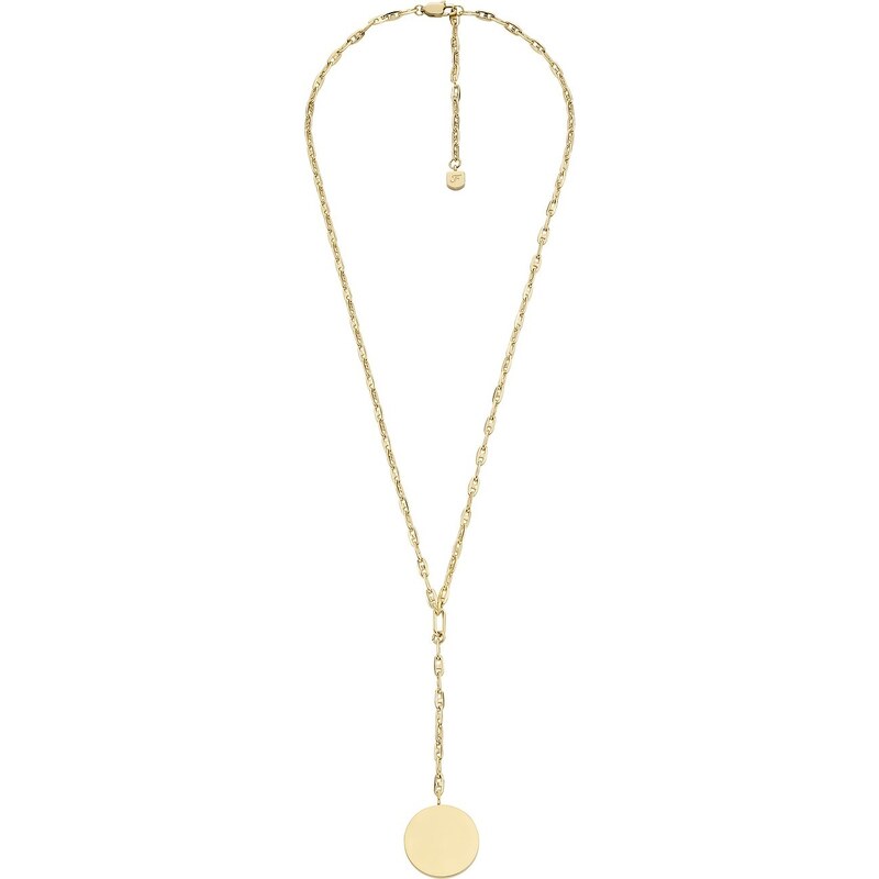 Fossil Štýlový pozlátený náhrdelník Heritage JA7258710 66590116