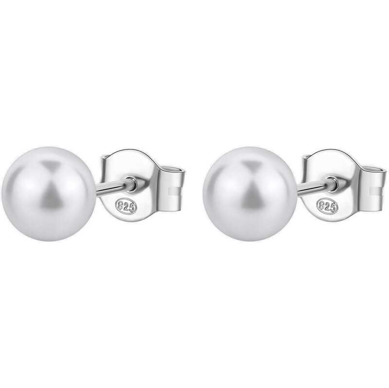 Brosway Strieborné náušnice s umelou perlou Infinite White Fancy 66593647