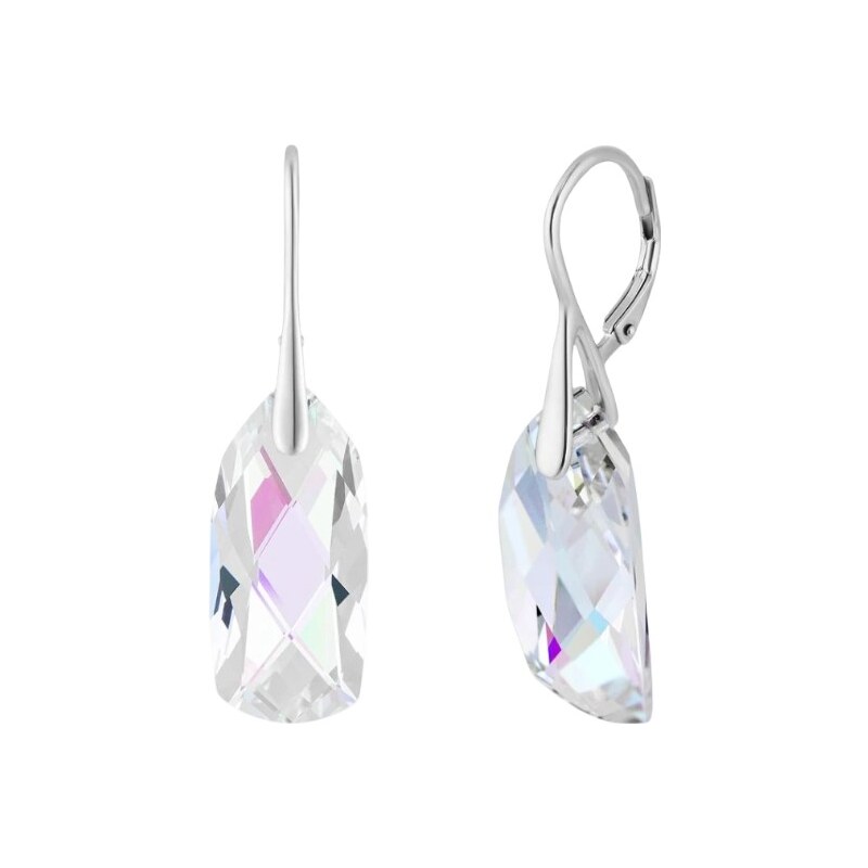 Preciosa Elegantné strieborné náušnice s českým krištáľom Preciosa 66585260