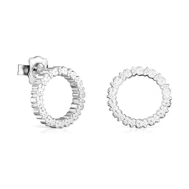 Tous Slušivé strieborné náušnice Aura 1001899000 66584050