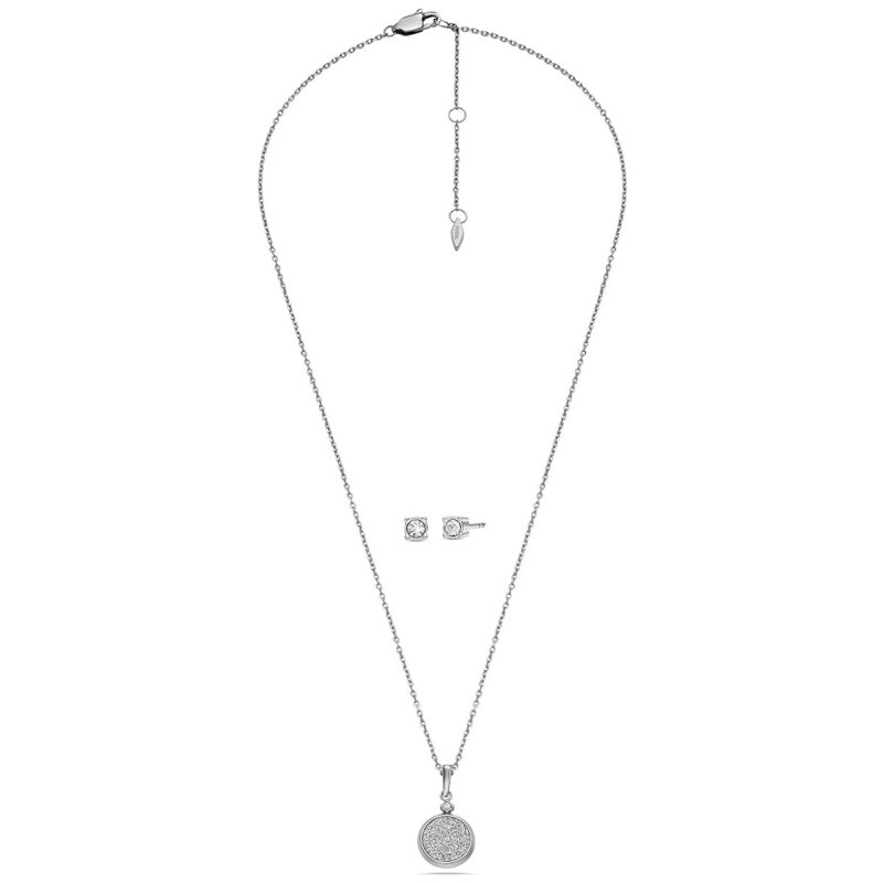 Fossil Set oceľových šperkov so zirkónmi JGFTSET1081 Core Gifts 66594627