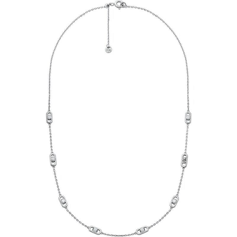 Michael Kors Slušivý strieborný náhrdelník Astor Link MKC173200040 66593622