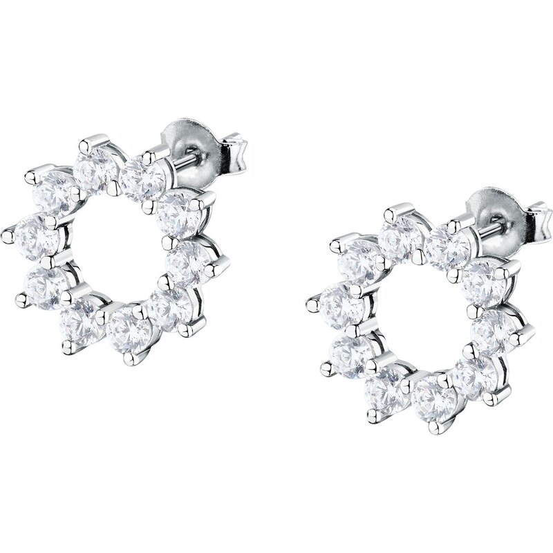 Morellato Strieborné náušnice Slniečka s kubickými zirkónmi Tesori 66585858