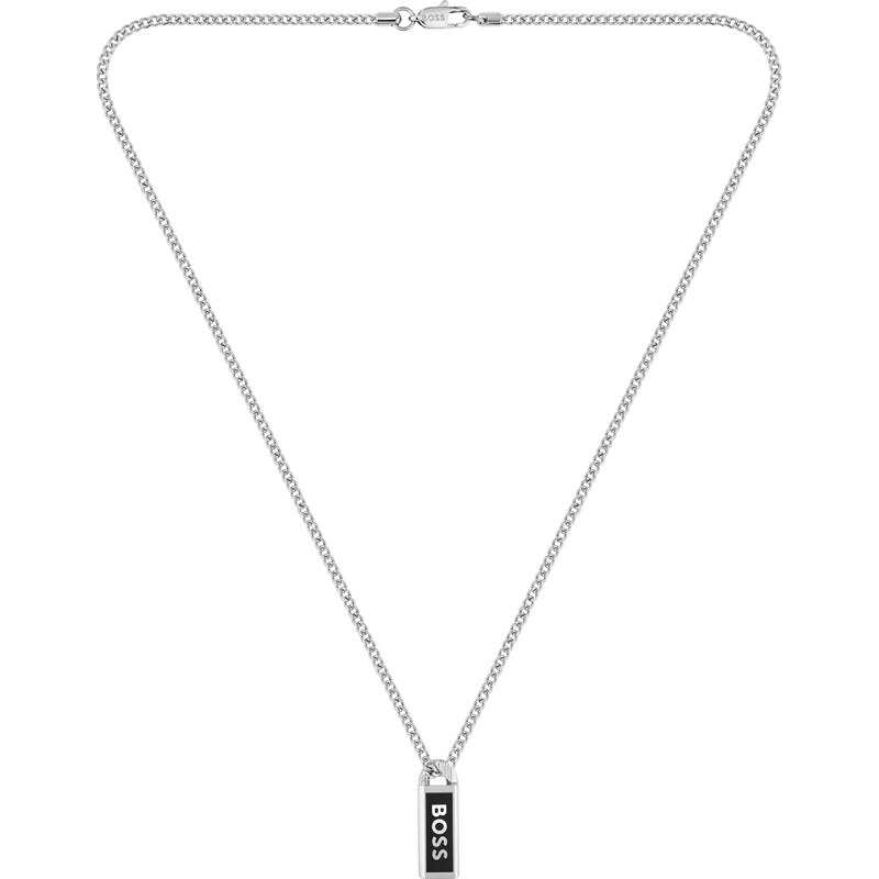 Hugo Boss Pánsky oceľový náhrdelník Kassy Emblem 1580677 66578496