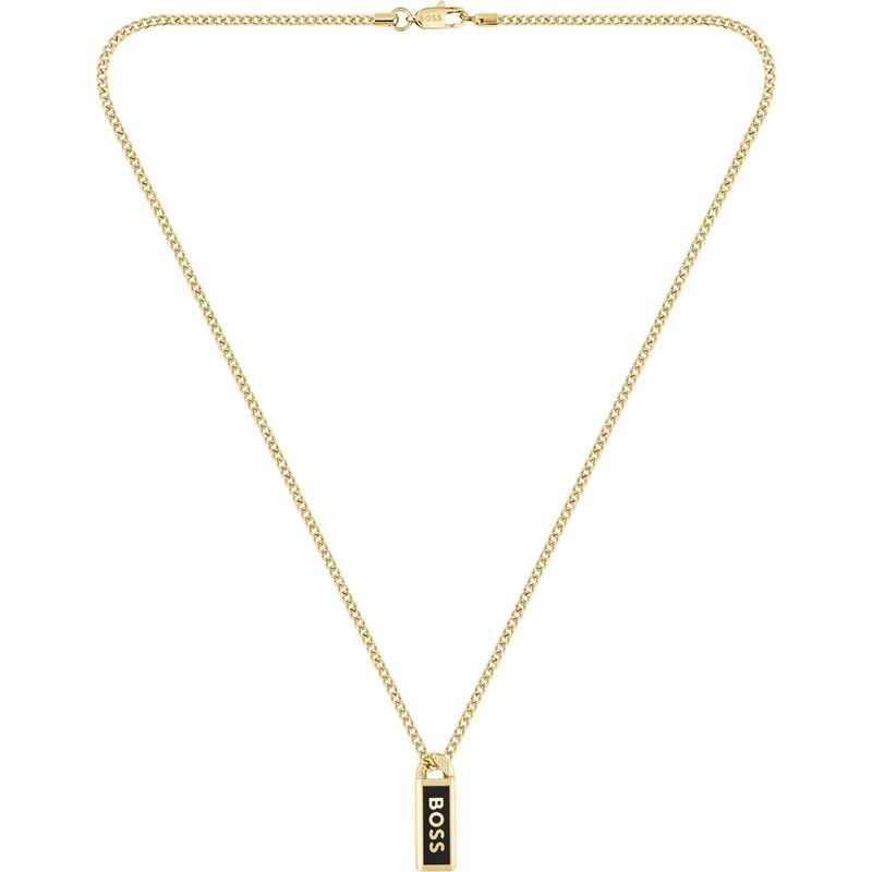 Hugo Boss Pozlátený pánsky náhrdelník Kassy Emblem 1580678 66586980