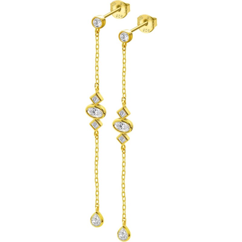 Lotus Silver Módne pozlátené náušnice Pure Essential LP3665-4/2 66590369