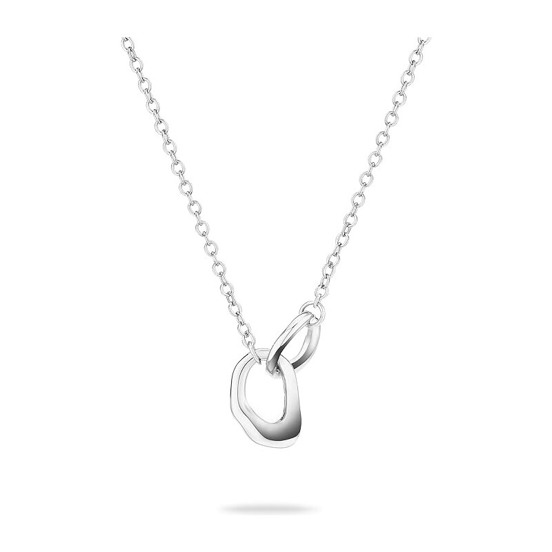 Tamaris Pôvabný oceľový náhrdelník Organic Shapes TJ-0615-N-45 66591323