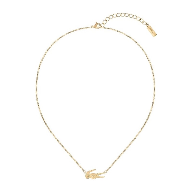 Lacoste Originálny pozlátený náhrdelník pre ženy Crocodile 2040045 66585365