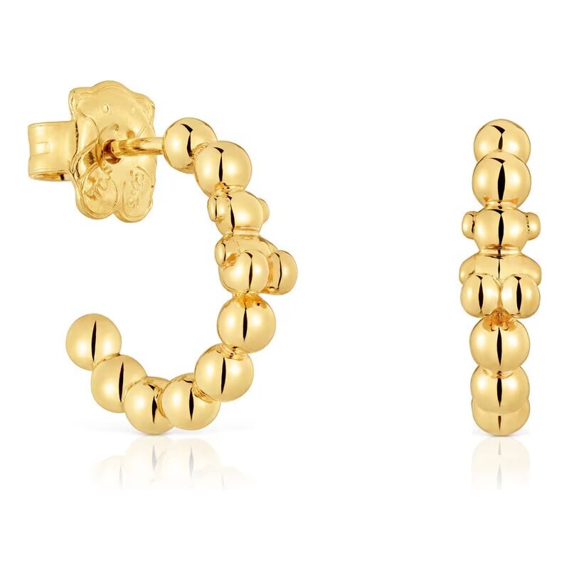 Tous Pozlátené kruhové náušnice Gloss 1004094000 66594620