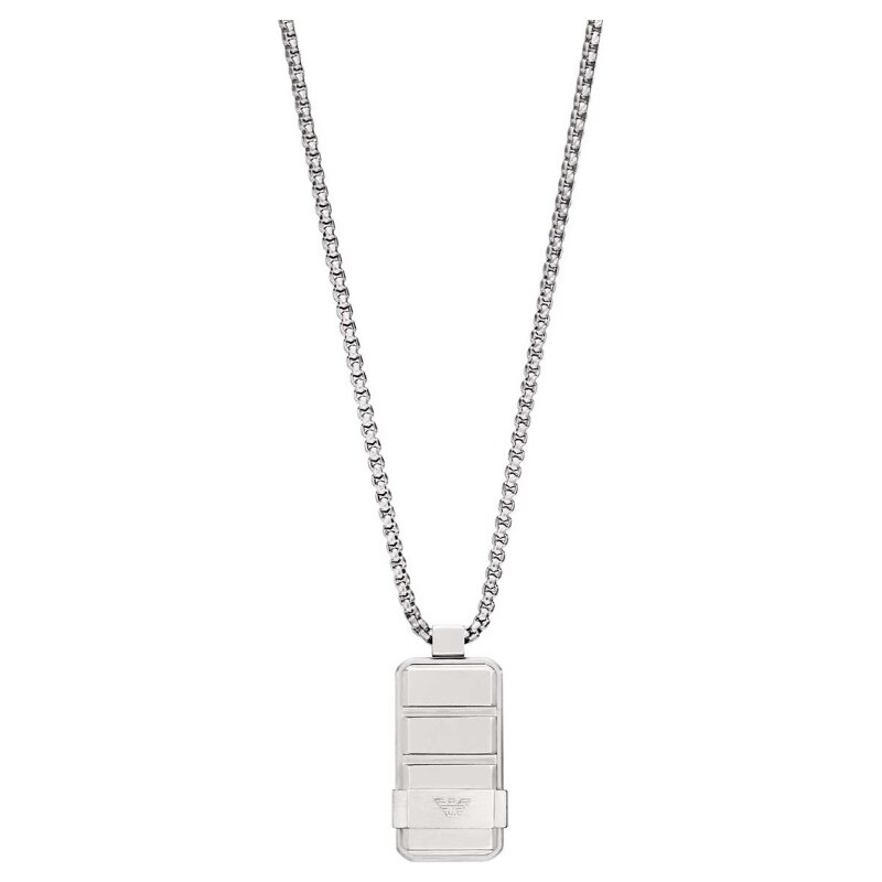 Emporio Armani Moderný oceľový náhrdelník pre mužov EGS3078040 66579920