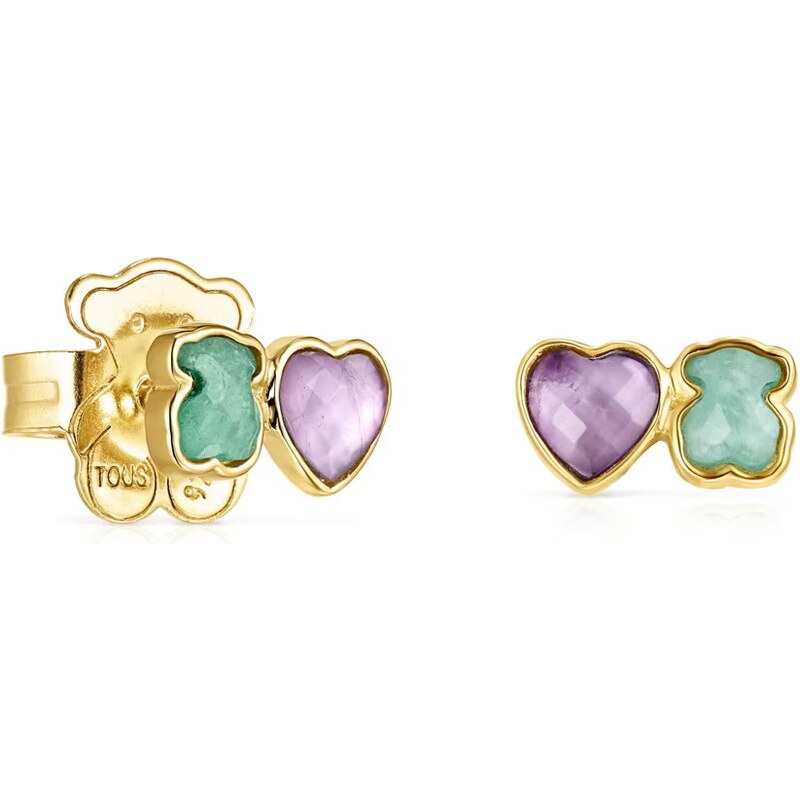 Tous Roztomilé pozlátené náušnice kôstky Glory 1001931100 66594287