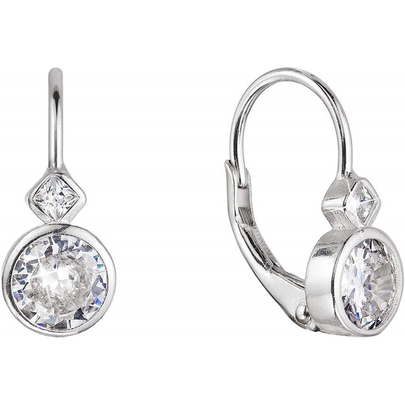 Evolution Group Krásne dievčenské náušnice so zirkónmi 11479.1 crystal 66590241