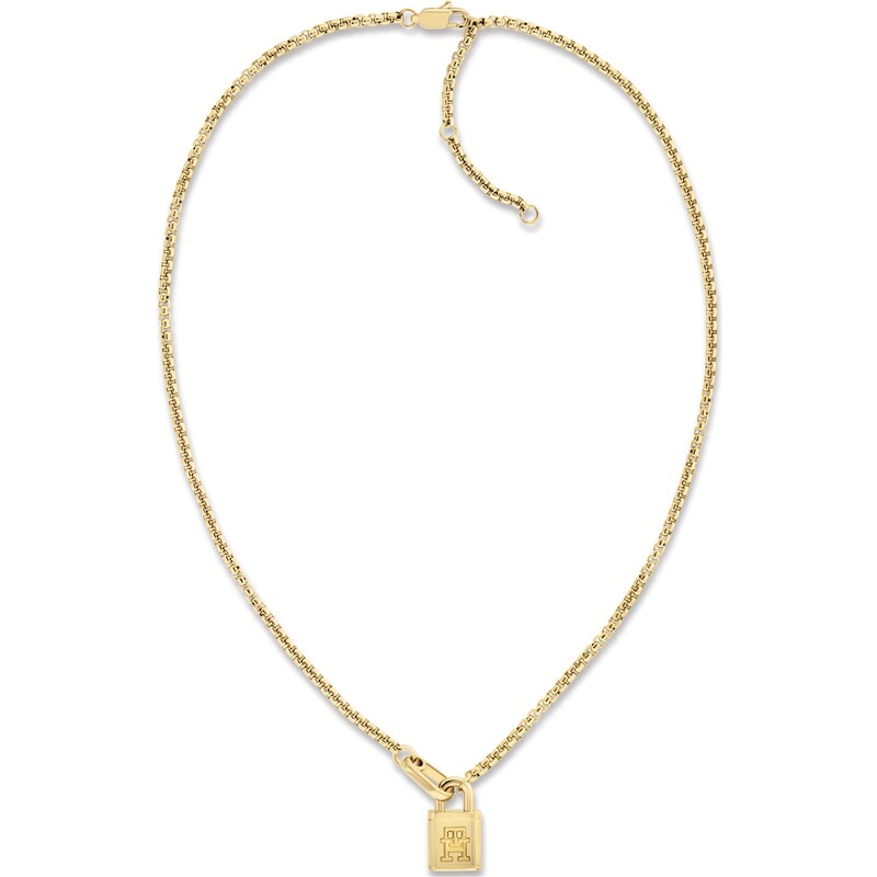 Tommy Hilfiger Pozlátený dámsky náhrdelník z ocele American Icon 66592637