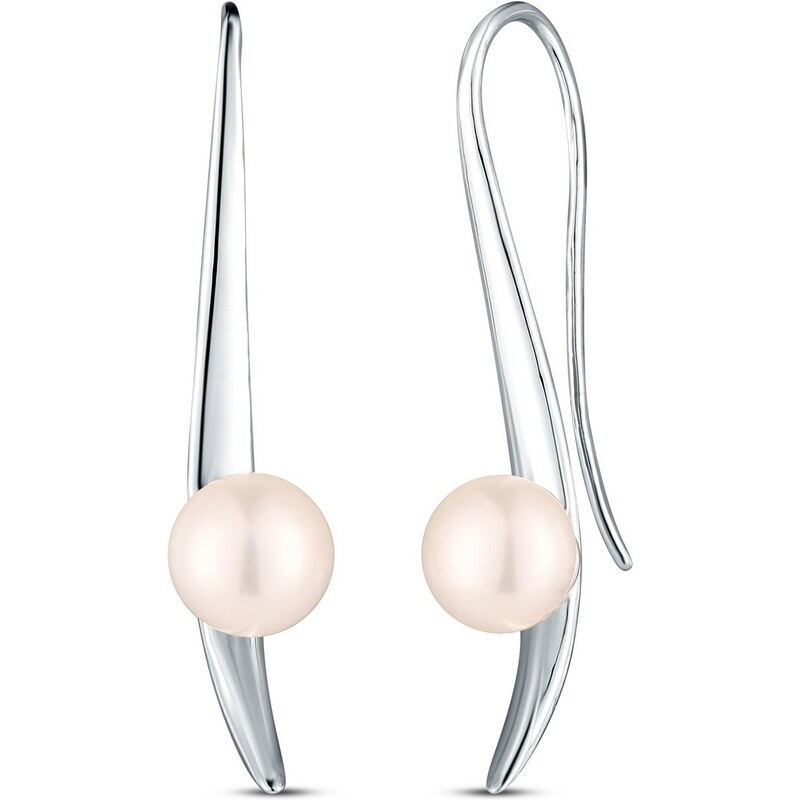 JwL Luxury Pearls Elegantné strieborné náušnice s perlami JL0857 67354161