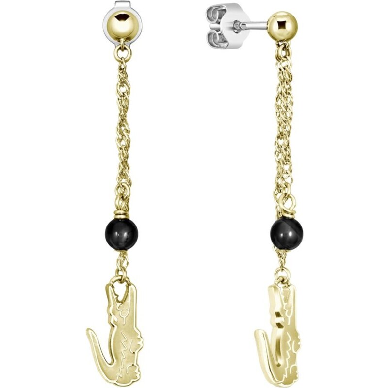 Lacoste Visiace pozlátené náušnice s príveskami Deva 2040460 66589012