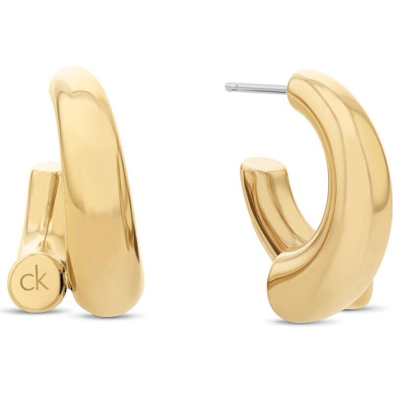 Calvin Klein Moderné kruhové náušnice z ocele Spiral 35000765 66590999