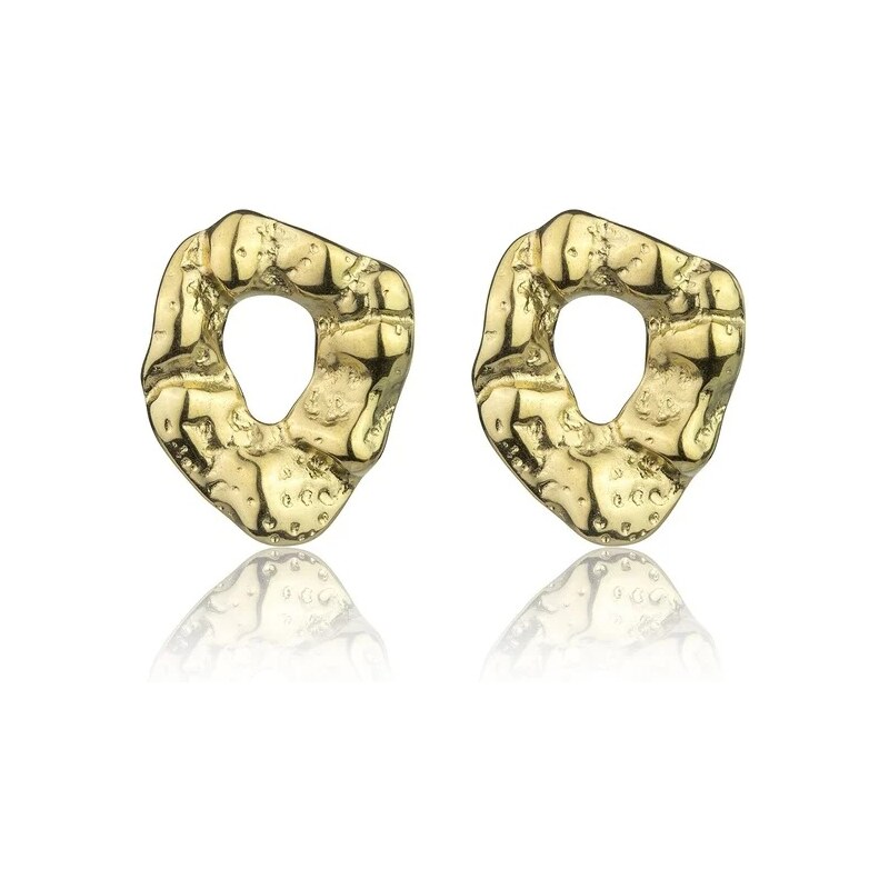 Marc Malone Dizajnové pozlátené náušnice Haisley Gold Earrings 66579366