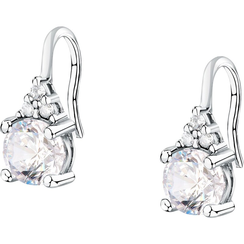 Morellato Strieborné visiace náušnice s čírymi kubickými zirkónmi 66579576