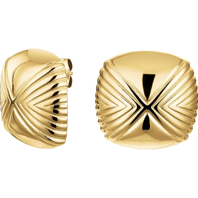 Rosefield Slušivé pozlátené náušnice JEESG-J962 66590502