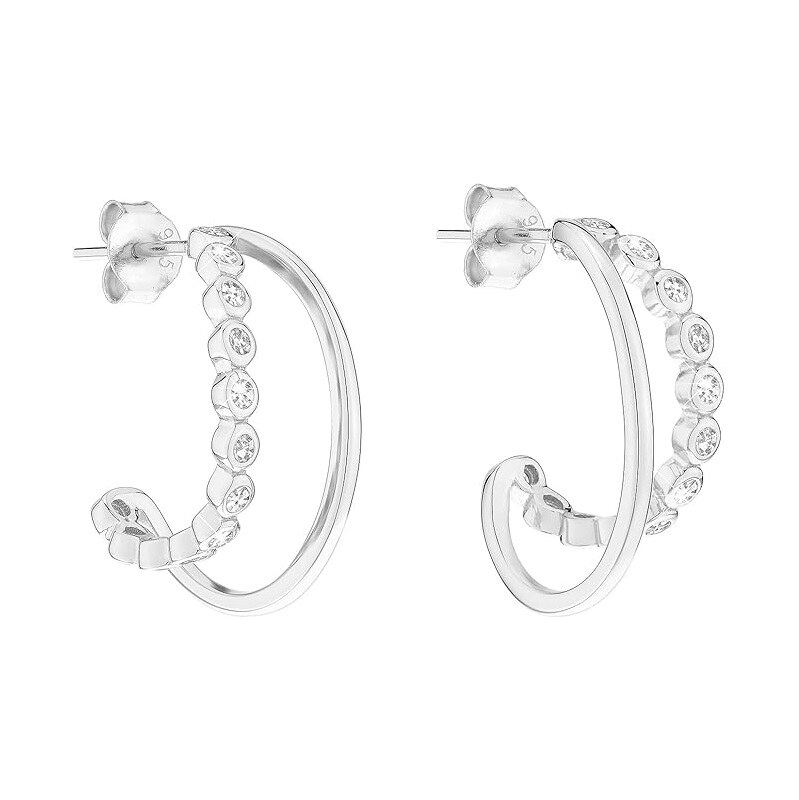 Tamaris Strieborné náušnice so zirkónmi Tiny Glimmer TJ-0609-E-21 66594732