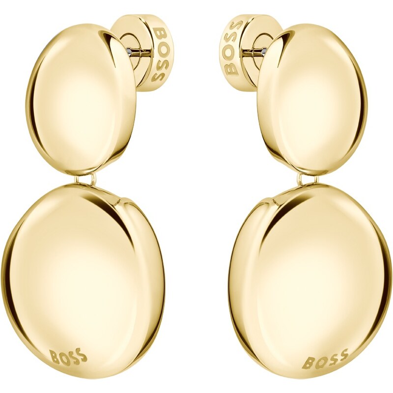Hugo Boss Fashion visiace náušnice z pozlátenej ocele Nugget 1580714 66589929